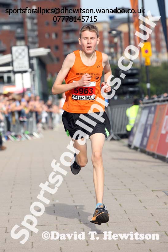 Boys Junior Great  North Run, Newcastle/Gateshead. Photo: David T. Hewitson/Sports for All Pics